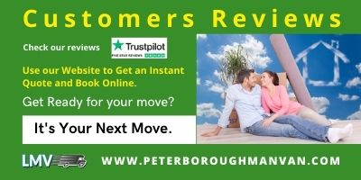 Great service by Peterborough Man Van - very willing and efficient