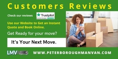 Excellent service, punctual movers from Peterborough Man Van
