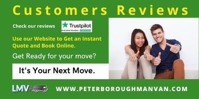 Driver from Peterborough Man Van arrived on time and worked quickly